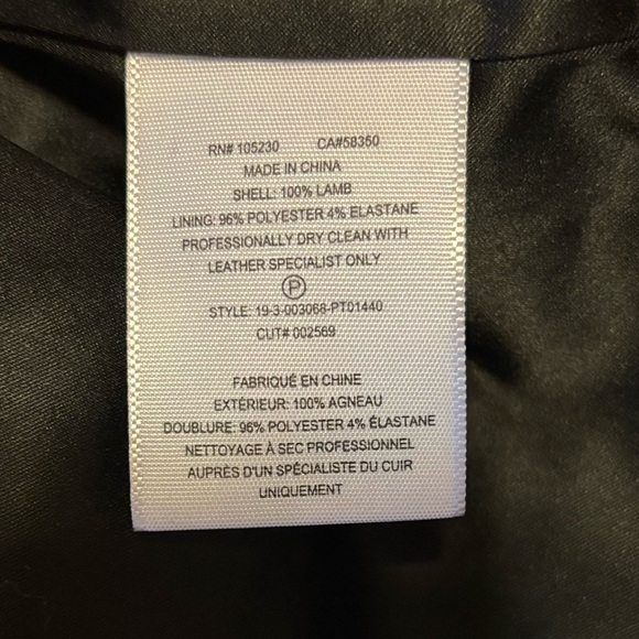 Joie Women's Trula Belted High Waist Leather Pants Black Size 6 - Picture 5 of 5